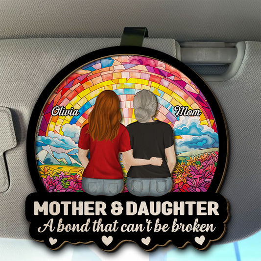 Love Mom - Personalized Car Visor Clip
