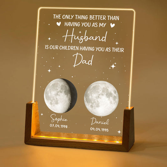 A Great Father - Personalized Custom Night Light