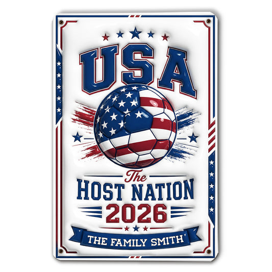 For The World - Personalized Custom 3D Inflated Effect Metal Sign