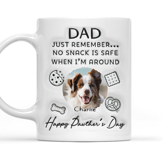 The Snack Is Not Safe Photo - Personalized Custom 3D Inflated Effect Mug