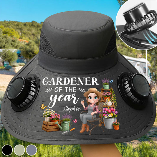 Women Garden - Personalized Custom Solar Fan Hat