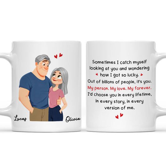 How Lucky I Am 2 - Personalized Custom Coffee Mug