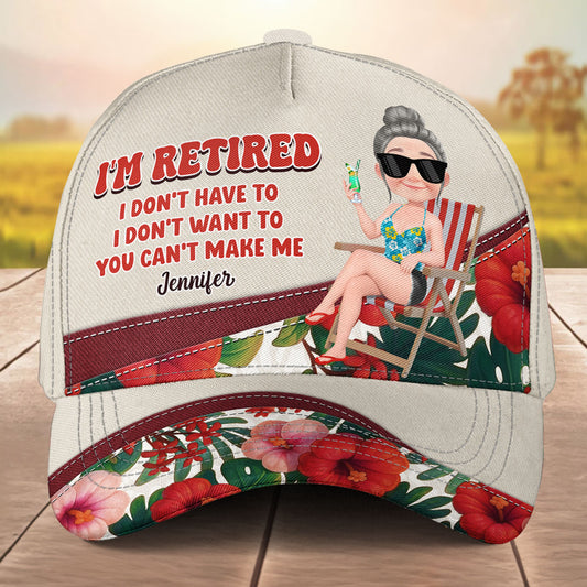 I Am Retired - Personalized Classic Cap