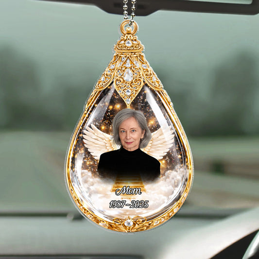 Teardrops Memorial - Personalized Custom Car Ornament