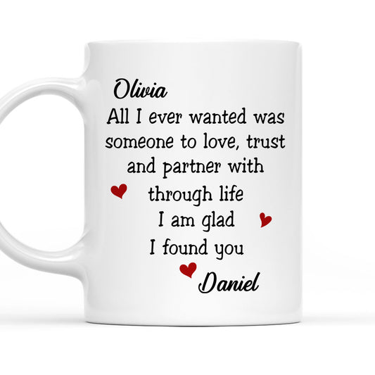 I Found You - Personalized Custom Coffee Mug