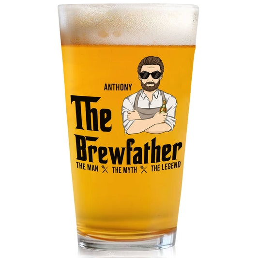 The Brewfather - Personalized Custom Beer Glass