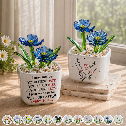 Your Last Everything - Personalized Custom Glass Birth Month Flower