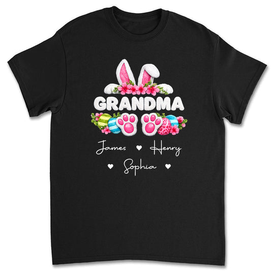 Nana Easter Bunny - Personalized Custom 3D Effect Shirt