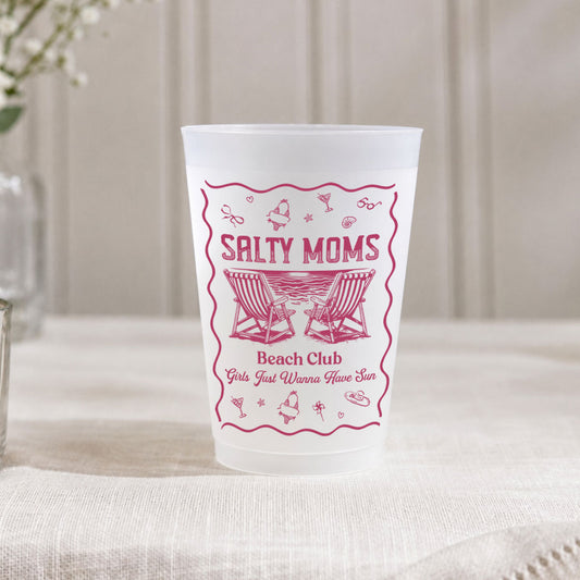 Girls Just Wanna Have Sun - Personalized Custom Frosted Cup
