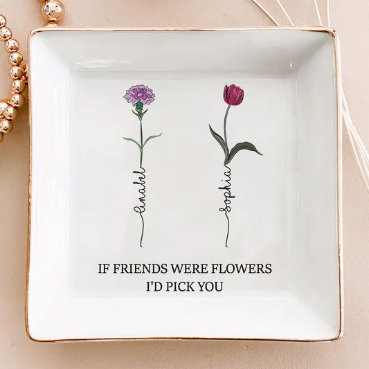 You Are My Flower - Personalized Custom Jewelry Dish