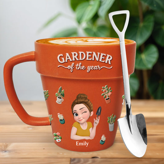 Crazy Plant Lady - Personalized Custom Plant Pot Mug