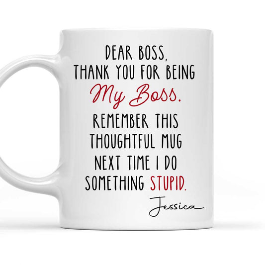 Consider This My Apology Advance - Personalized Custom Coffee Mug