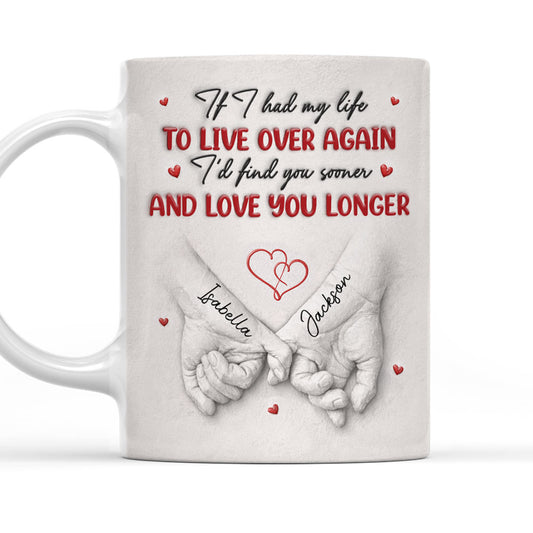 Love You Till The End - Personalized Custom Coffee Mug