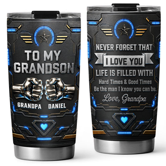 I Know You Can Be Strong Man - Personalized Custom 3D Effect Tumbler