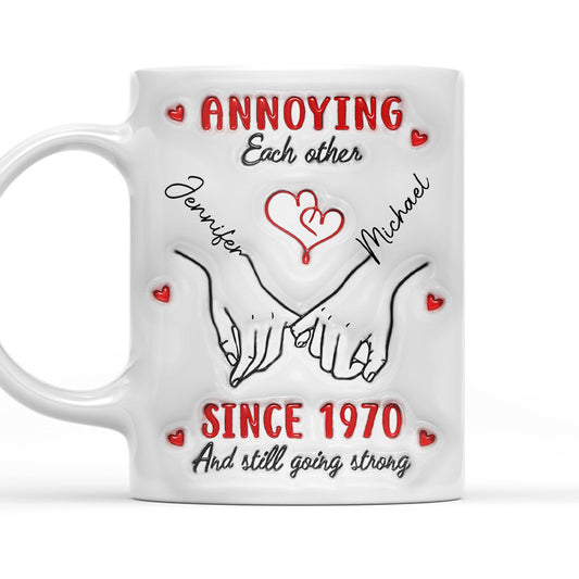 Love Is You - Personalized Custom 3D Inflated Effect Mug