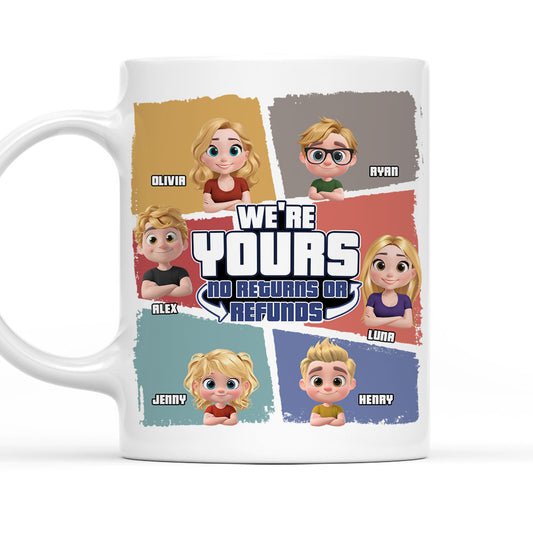 To Dad No Returns Or Refunds - Personalized Custom Coffee Mug