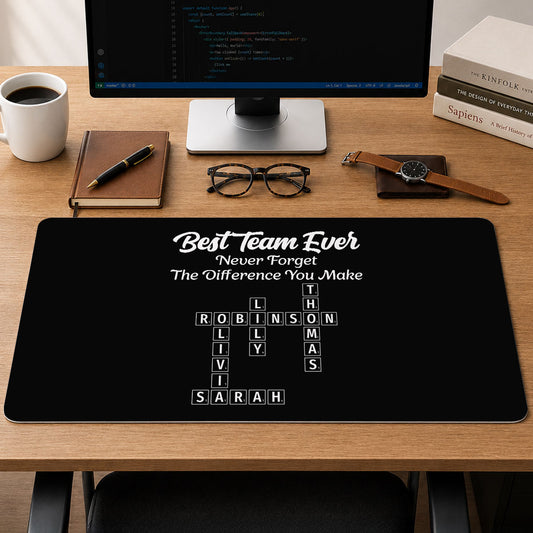 Best Team - Personalized Custom Desk Mat