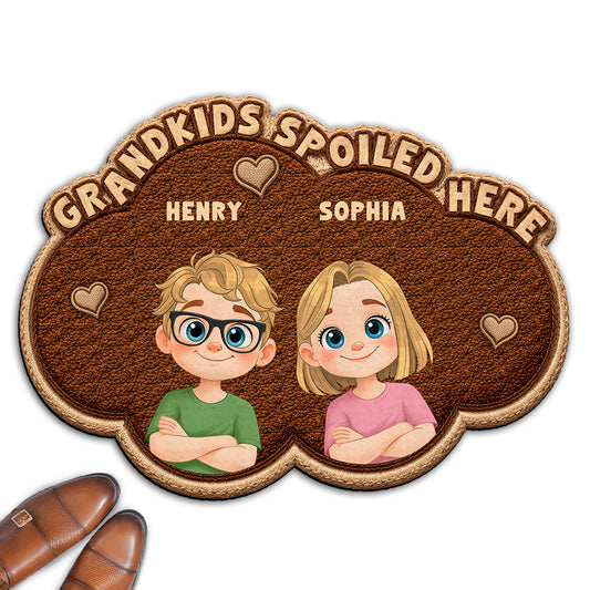 Grandma Craft Crew - Personalized Custom Doormat