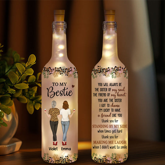 You Are My Soul Sister - Personalized Custom Bottle Lamp