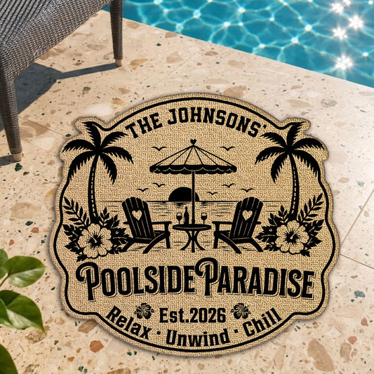 Summer Vacation - Personalized Custom Doormat