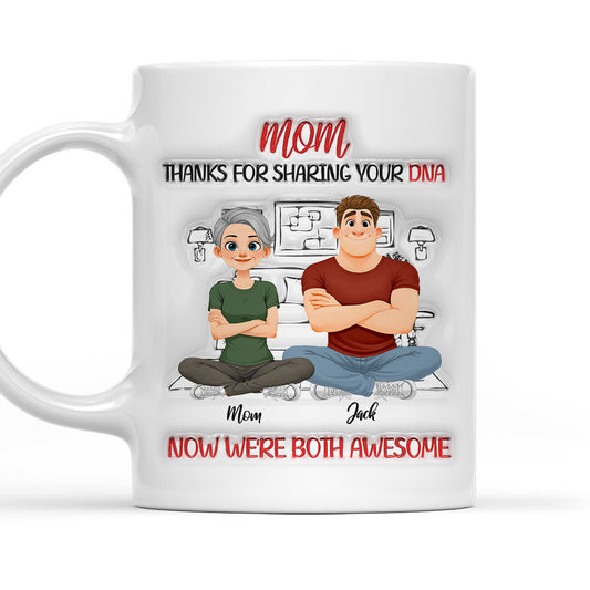 We Are Both Awesome - Personalized Custom 3D Inflated Effect Mug