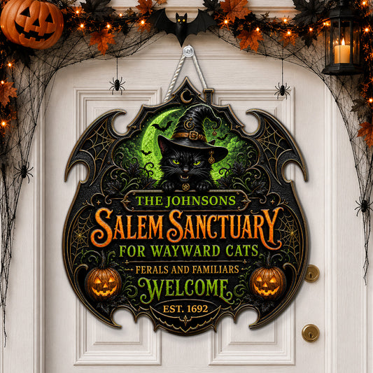 Salem Mystique - Personalized Wood Sign