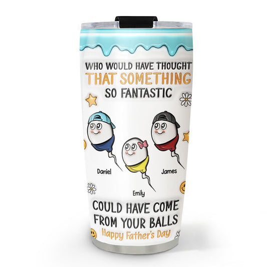 Proof Miracles Happen Daily - Personalized Custom 3D Effect Tumbler