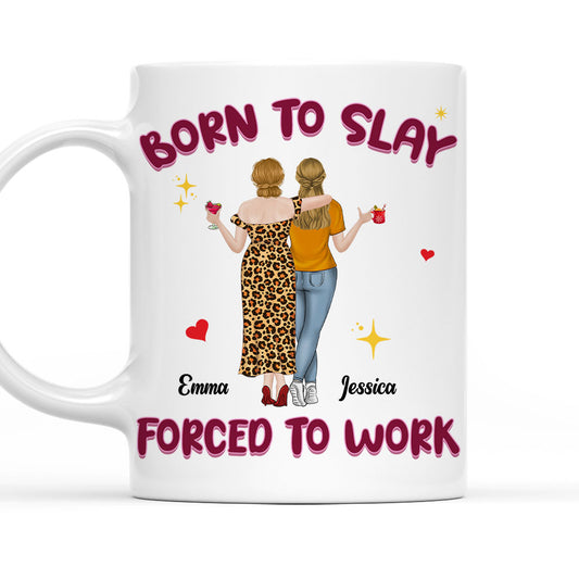 Destined To Shine, Trapped In Grind - Personalized Custom Coffee Mug