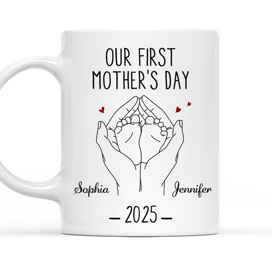 Our First Mother Day - Personalized Custom Coffee Mug