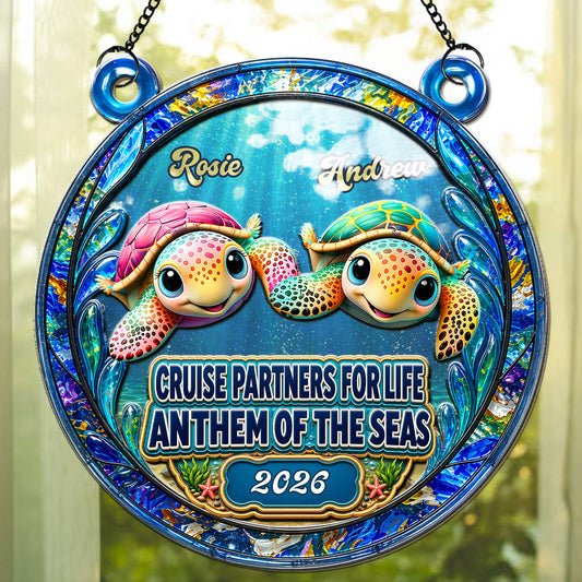 Cruise Partners - Personalized Custom Suncatcher
