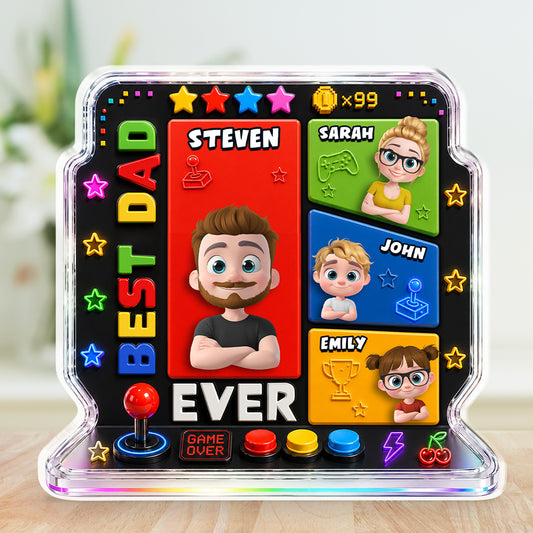 Gaming Dad - Personalized Custom Acrylic Plaque