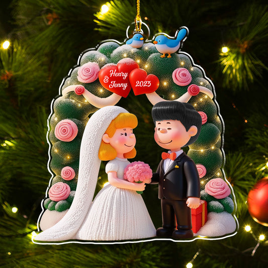 Happily Ever After - Personalized Custom Acrylic Ornament