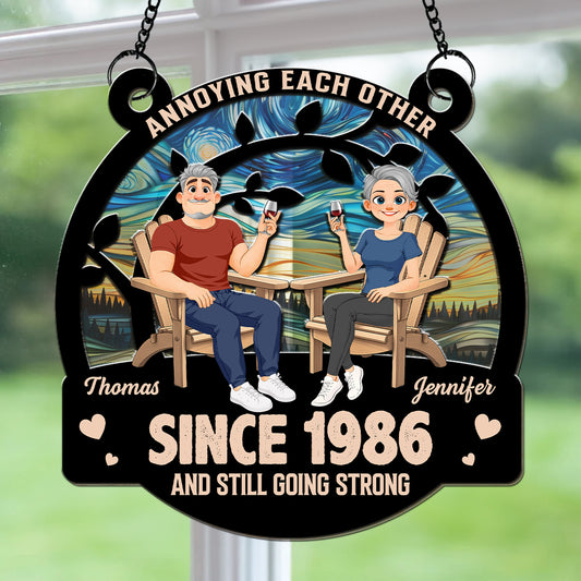 Everlasting Love - Personalized Custom Suncatcher