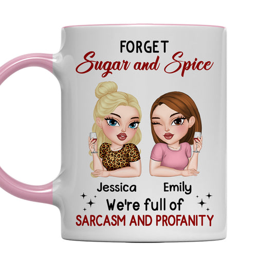 Forget Sugar And Spice - Personalized Accent Mug
