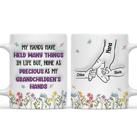 My Grandma Makes Life Brighter - Personalized Custom 3D Inflated Effect Mug