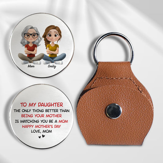 To My Daughter Cartoonize - Personalized Custom Pocket Hug