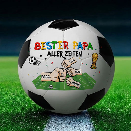 Bester Papa - Personalisierter Fußball Nach Wunsch