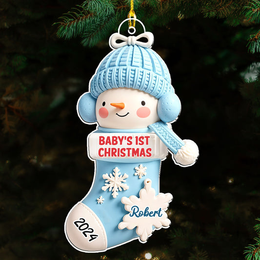 First Christmas - Personalized Custom Acrylic Ornament