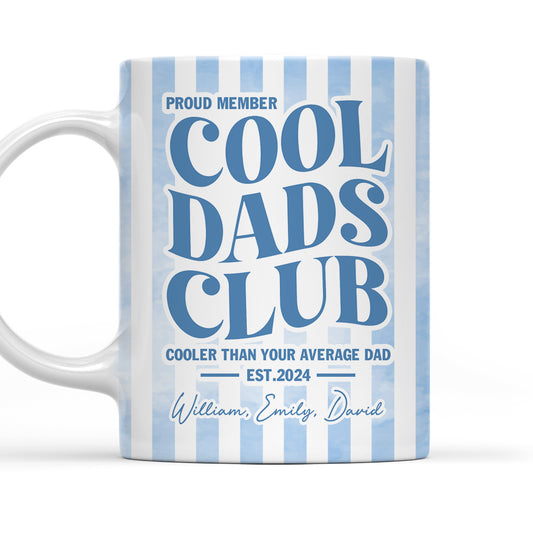 Cooler Than Any Average Dad - Personalized Custom Coffee Mug