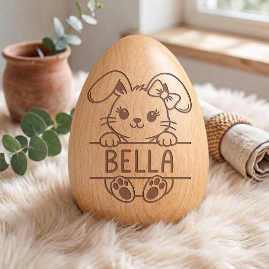 Easter Egg - Personalized Custom Wooden Egg Shaker