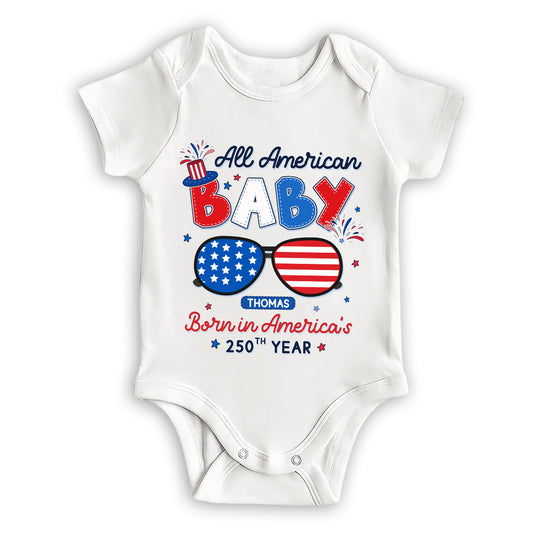 All America Baby - Personalized Custom Baby Onesie