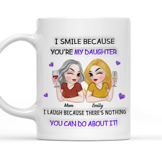 Love For My Daughter - Personalized Custom 3D Inflated Effect Mug