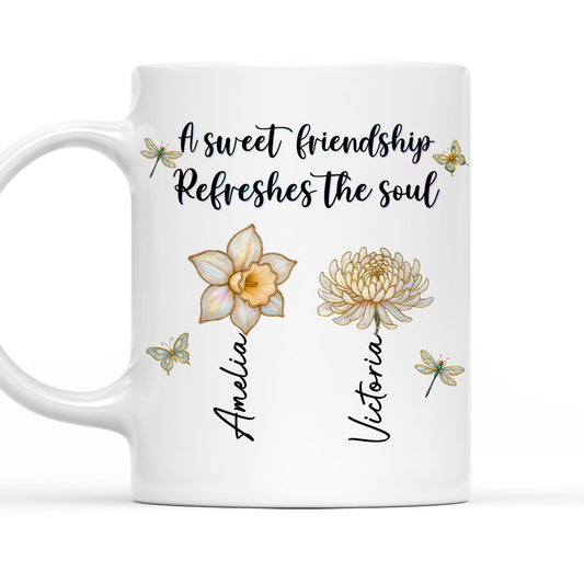 A Sweet Friendship - Personalized Custom Coffee Mug