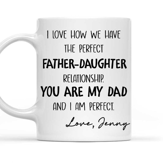 The Perfect Relationship - Personalized Custom Coffee Mug