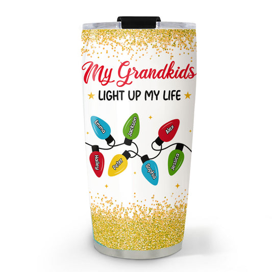 The Light Of Grandma Life - Personalized Custom Tumbler