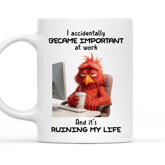 Never See This Coming - Personalized Custom Coffee Mug