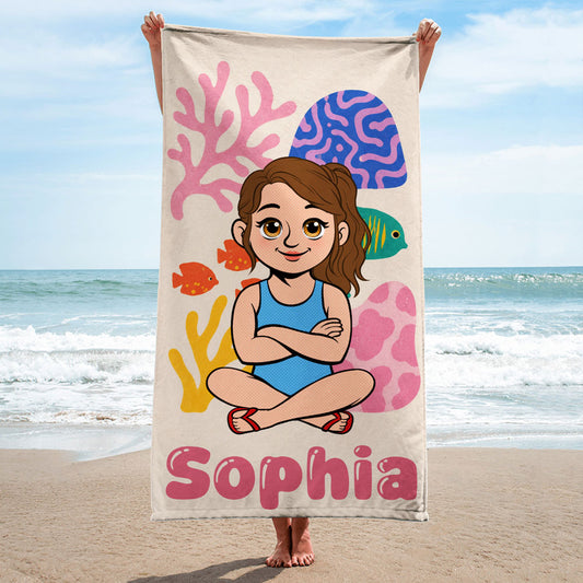 Tides Bring Us Together - Personalized Custom Beach Towel