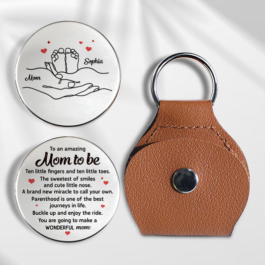 To An Amazing Mom To Be - Personalized Custom Pocket Hug