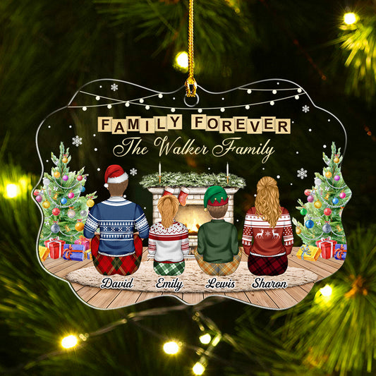 Forever Family - Personalized Custom Acrylic Ornament