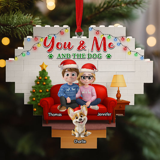 In The Same Home - Personalized Custom 3D Effect Heart Puzzle Ornament